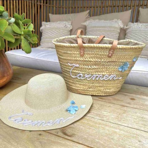 Pack capazo pamela con flores
