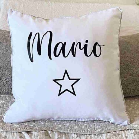 cojín personalizado blanco bodelei