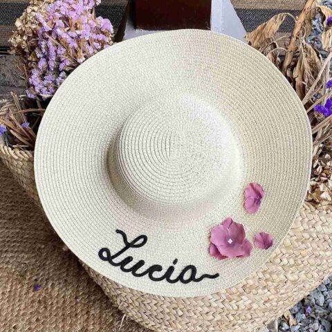 pamela con flores personalizadas