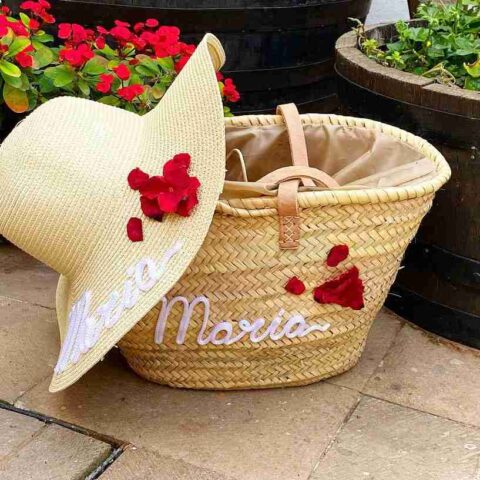 Pack capazo pamela con flores