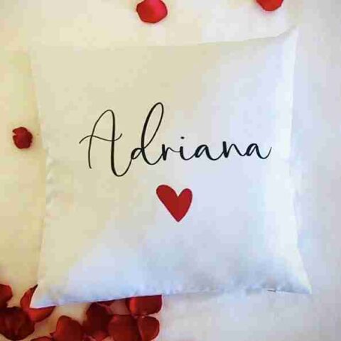 cojín personalizado blanco bodelei