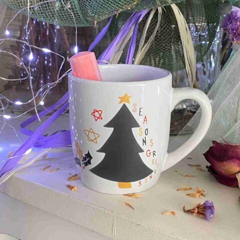 Taza de navidad niños + 4 Tizas grandes - Imagen 5