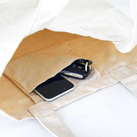bolso personalizado con bolsillo interior