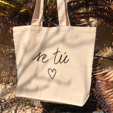 bolso personalizado con cordon fino
